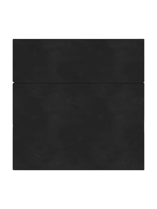 Πολυμορφικός Πουφ Καναπές Μαύρο 200x67x45cm