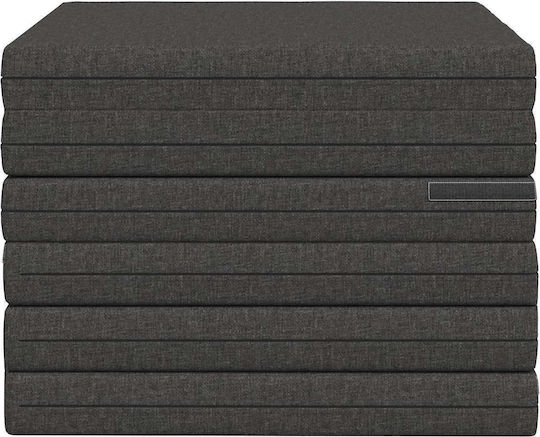 Vielseitiger Sitzsack & Pouf Dunkelgrau 140x67x45cm