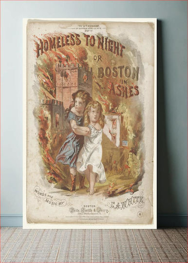 Πίνακας Illustrated Sheet Music Cover 115x170 Πίνακας Illustrated Sheet Music Cover 115x170