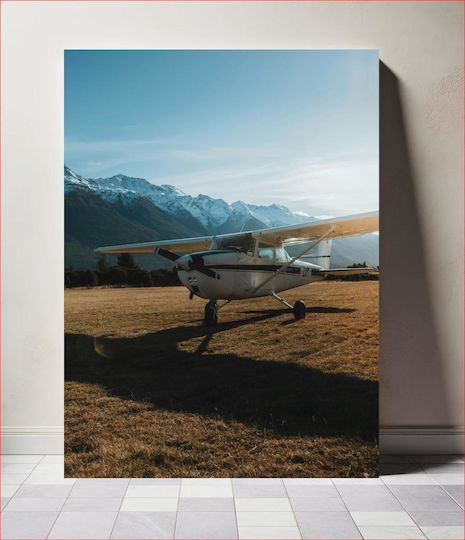 Airplane In Mountain Landscape Αεροπλάνο Σε Ορεινό Τοπίο 1 σε Καμβά Airplane In Mountain Landscape Αεροπλάνο Σε Ορεινό Τοπίο 1 σε Καμβά