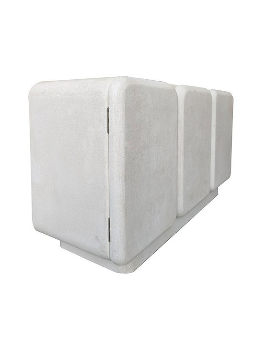 Bufet Kooldio Din Lemn Alb 120x37.5x69cm