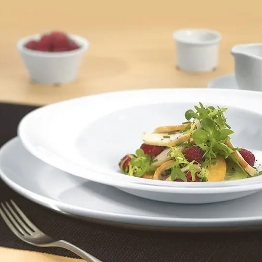 Churchill 1795 Deep Oval Serving Plate Porcelain White 27.5x27.5cm 6 Pieces