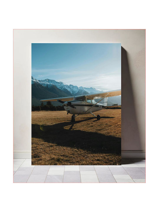 Gemälde Airplane In Mountain Landscape Αεροπλάνο Ορεινό Τοπίο 115x170