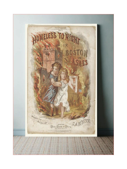 Πίνακας Illustrated Sheet Music Cover 100x150