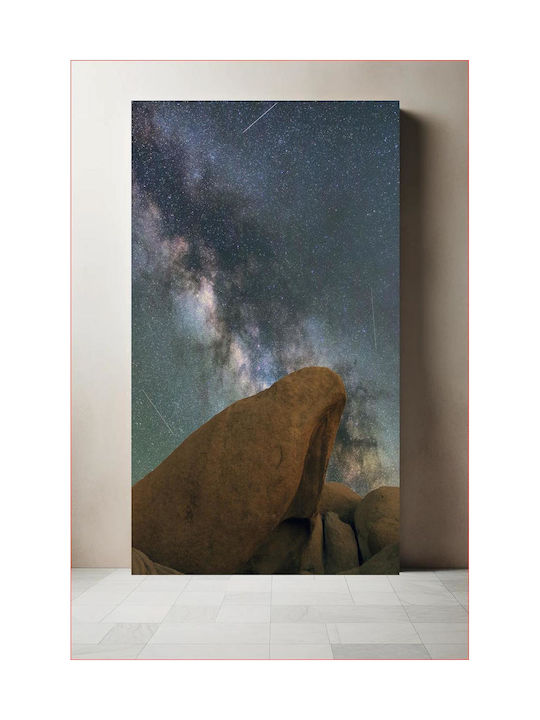 Панел Milky Way Над Скален Пейзаж Milky Way 115x170