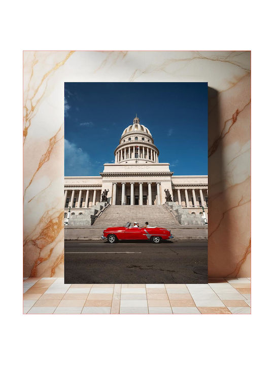 Панел Classic Car At Capitol Класическа Колa В Капитолия 80x120
