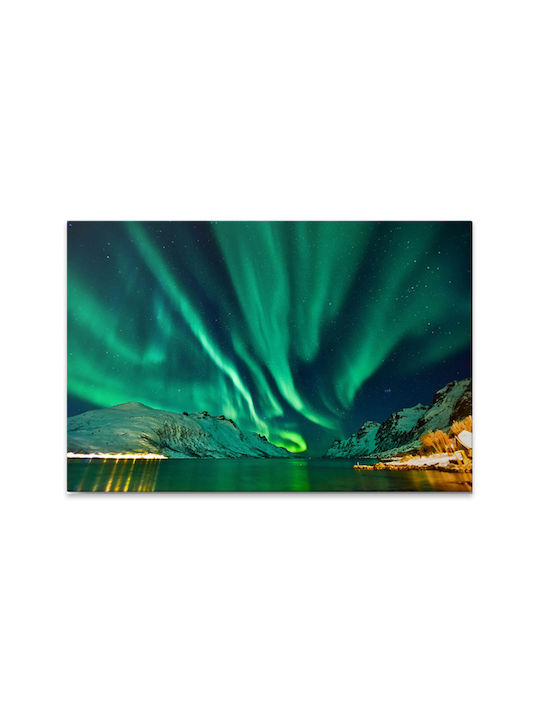 Megapap Aurora Borealis Картина Платнен 100x70см