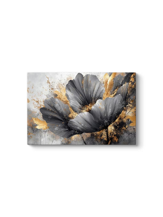 Megapap Flowers Whispering In The Night Πίνακας σε Καμβά 140x100cm