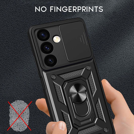Ring Armor Campro Sonique Xiaomi Poco F8 Ultra 5g Mobile Phone Case Black