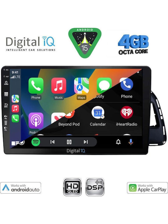 Digital IQ Car Audio System for Audi Q5 2010-2018 (Bluetooth/USB/WiFi/GPS/Apple CarPlay/Android Auto) with 10" Touch Screen