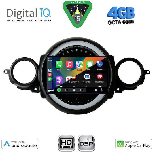 Digital IQ Ηχοσύστημα Αυτοκινήτου για Mini Cooper / Clubman 2011-2013 (Bluetooth/USB/WiFi/GPS/Apple-Carplay/Android-Auto) με Οθόνη Αφής 9"