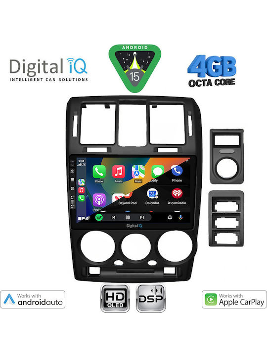 Digital IQ Car Audio System for Hyundai Getz 2002-2011 Bluetooth USB WiFi GPS Apple CarPlay Android Auto with 9" Touch Screen