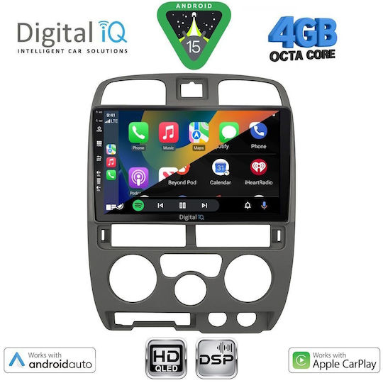 Digital IQ Автомобилна Аудио Система Isuzu D-Max 2002-2008 (Bluetooth/USB/Вграден Wi-Fi/GPS/Apple CarPlay/Android Auto) с Touch Screen 9"