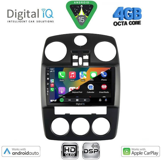 Digital IQ Car Audio System Chrysler PT Cruiser 2005-2010 Bluetooth USB WiFi GPS Apple CarPlay Android Auto with 9" Touch Screen