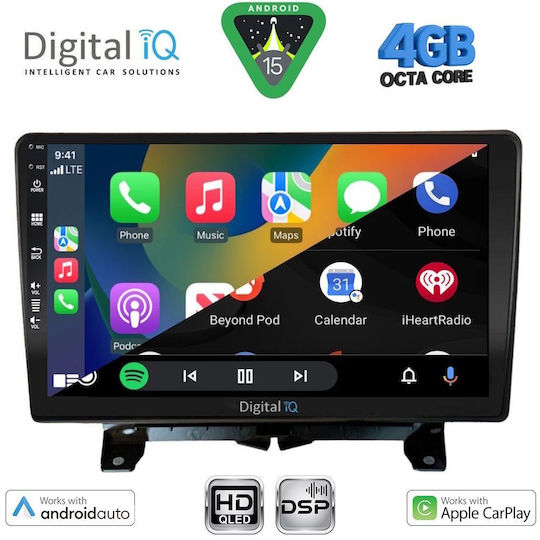 Digital IQ Ηχοσύστημα Αυτοκινήτου για Land Rover Discovery / Range Rover Sport 2004-2009 (Bluetooth/USB/WiFi/GPS/Apple-Carplay/Android-Auto) με Οθόνη Αφής 9"