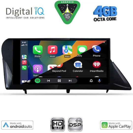 Digital IQ Ηχοσύστημα Αυτοκινήτου για Lexus RX 2009-2014 (Bluetooth/USB/WiFi/GPS/Apple-Carplay/Android-Auto) με Οθόνη Αφής 9"