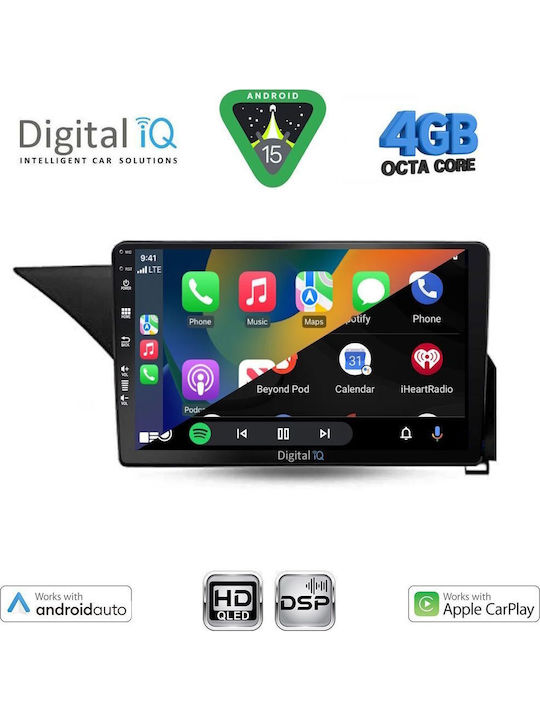 Digital IQ Car Audio System for Mercedes-Benz E Class 2009-2016 (Bluetooth/USB/WiFi/GPS/Apple CarPlay/Android Auto) with 10" Touch Screen