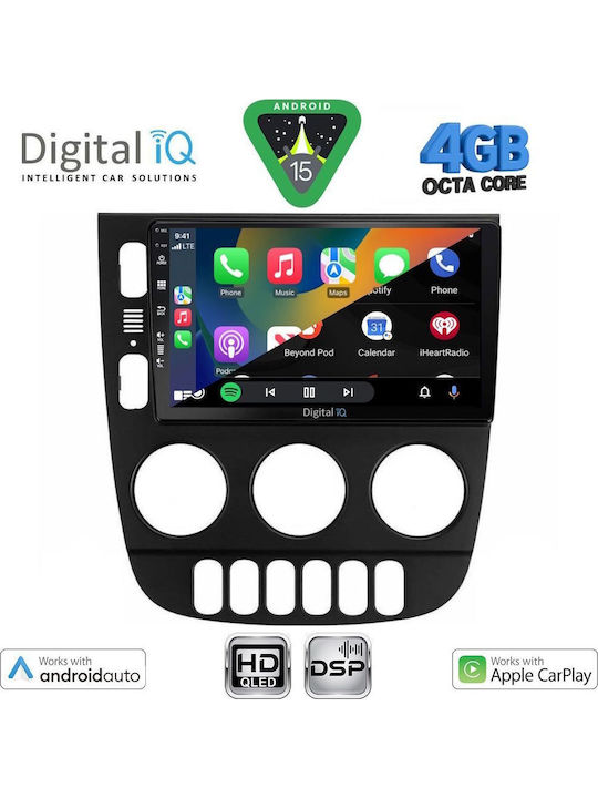 Digital IQ Car Audio System for Mercedes-Benz ML 2002-2005 Bluetooth USB WiFi GPS Apple CarPlay Android Auto with 9" Touch Screen