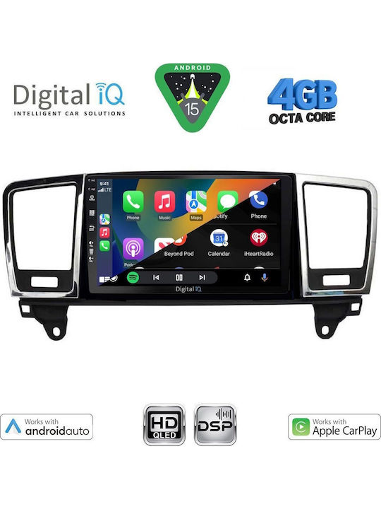 Digital IQ Car Audio System for Mercedes-Benz ML / GL Class 2011-2019 Bluetooth USB WiFi GPS Apple CarPlay Android Auto with 9" Touch Screen