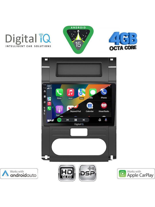 Digital IQ Car Audio System for Nissan X-Trail 2007-2013 (Bluetooth/USB/WiFi/GPS/Apple CarPlay/Android Auto) with 10" Touch Screen