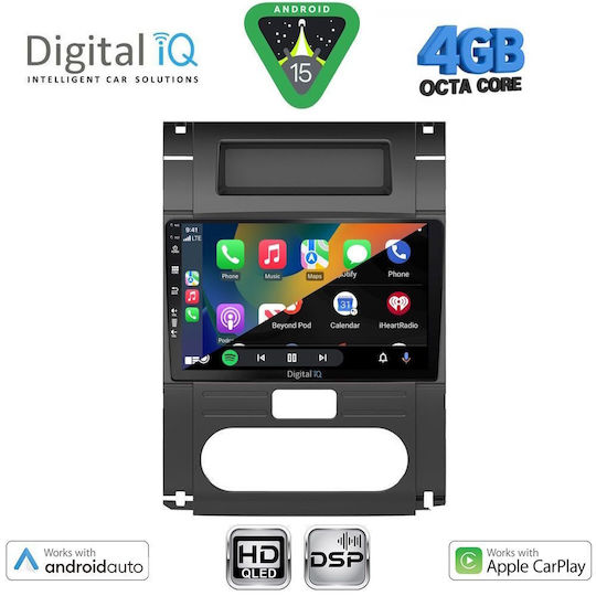 Digital IQ Car Audio System for Nissan X-Trail 2007-2013 (Bluetooth/USB/WiFi/GPS/Apple CarPlay/Android Auto) with 10" Touch Screen