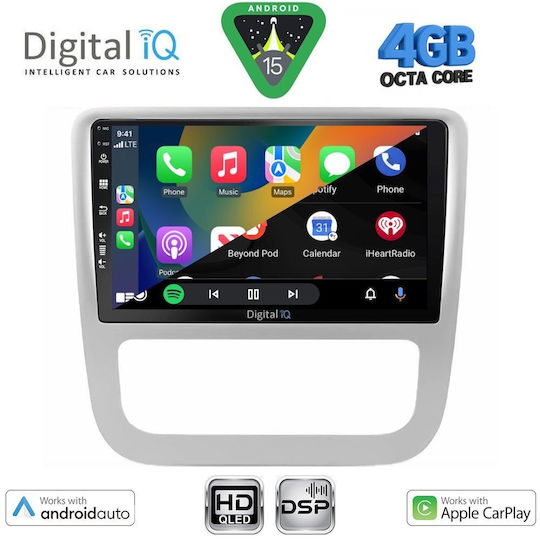 Digital IQ Car Audio System for Volkswagen Eos Scirocco 2006-2016 with Clima Touch Screen 9"