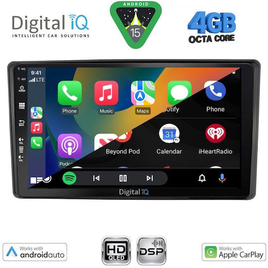 Digital IQ Ηχοσύστημα Αυτοκινήτου για Toyota Raize 2020 (Bluetooth/USB/WiFi/GPS/Apple-Carplay/Android-Auto) με Οθόνη Αφής 10"