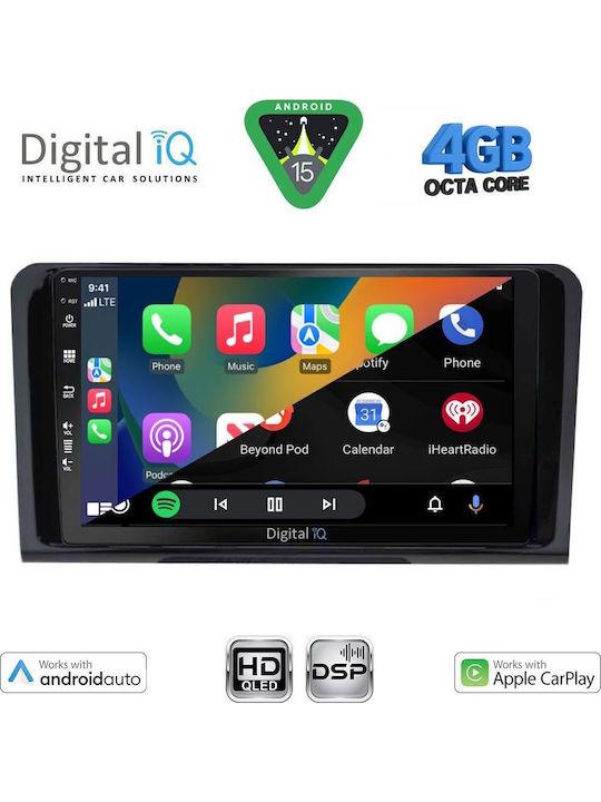 Digital IQ Car Audio System for Mercedes-Benz ML / GL Class 2005-2011 Bluetooth USB WiFi GPS Apple CarPlay Android Auto with 9" Touch Screen