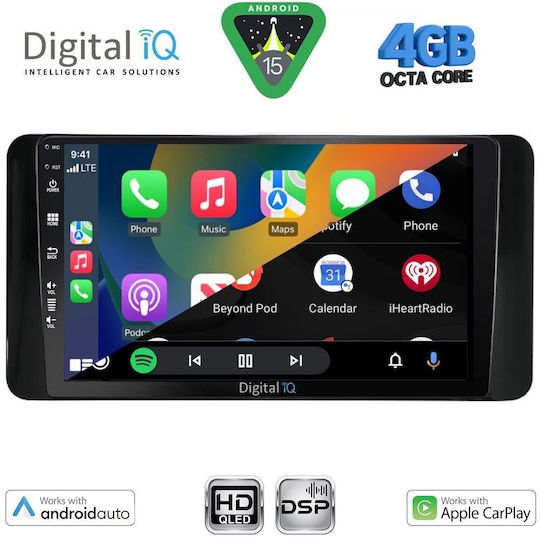Digital IQ Ηχοσύστημα Αυτοκινήτου για Toyota Land Cruiser 2023 (Bluetooth/USB/WiFi/GPS/Apple-Carplay/Android-Auto) με Οθόνη Αφής 10"