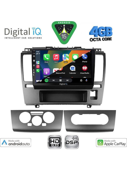 Digital IQ Car Audio System for Nissan Tiida 2004-2013 Bluetooth USB WiFi GPS Apple CarPlay Android Auto with 9" Touch Screen