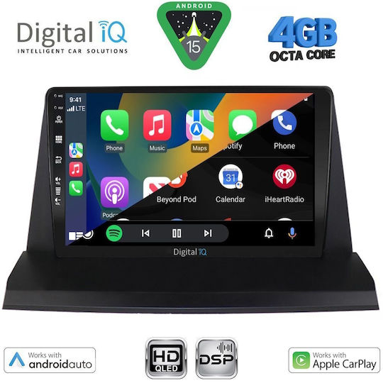 Digital IQ Car Audio System for Lexus NX 2014-2022 (Bluetooth/USB/WiFi/GPS/Apple CarPlay/Android Auto) with 9" Touch Screen