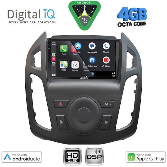 Digital IQ Car Audio System for Ford Transit Connect 2013-2018 Bluetooth USB WiFi GPS Apple CarPlay Android Auto with 9" Touch Screen