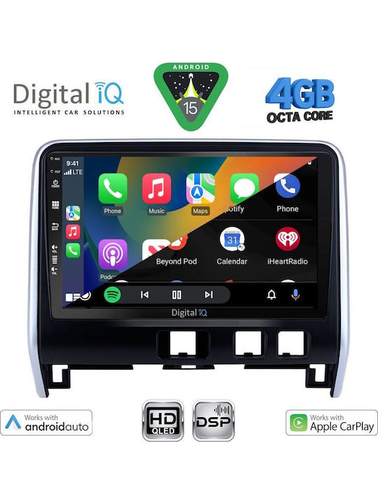 Digital IQ Car Audio System for Nissan Serena 2016-2022 Bluetooth USB WiFi GPS Apple CarPlay Android Auto with 10" Touch Screen
