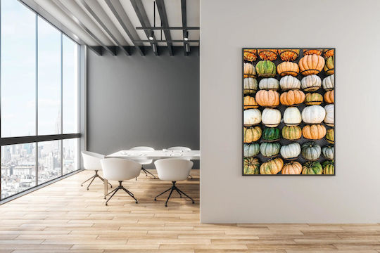 Панел Colorful Pumpkin Display Многоцветен Дисплей Тиква 70x100