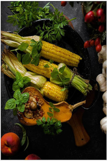 Πίνακας Fresh Colorful Vegetables Φρέσκα Πολύχρωμα Λαχανικά 70x100