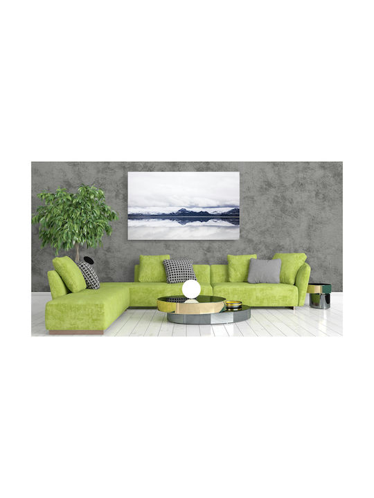 Painting Serene Mountain Reflection 150x100