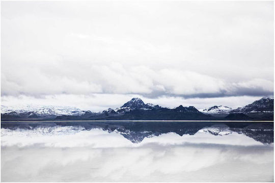iLovePrints Serene Mountain Reflection Gemälde 150x100