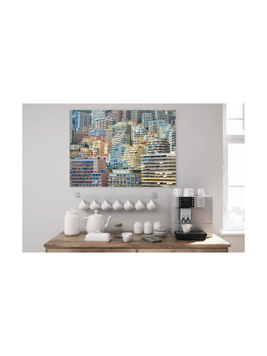 Πίνακας Colorful Urban Cityscape Πολύχρωμο Αστικό Τοπίο 120x80