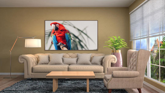 Панел Colorful Parrot On A Branch Многоцветен Папагал На Клон 100x70