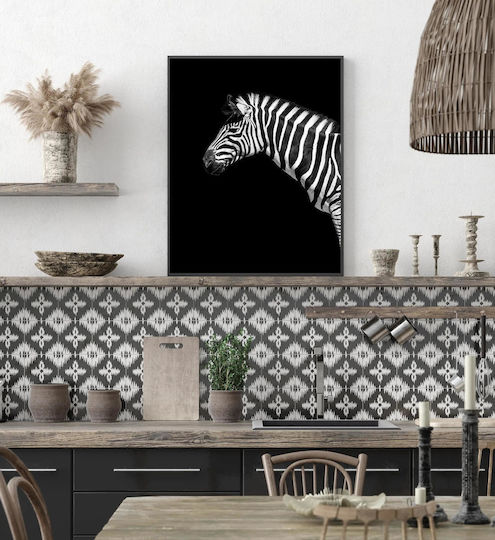 Панел Zebra В Черно Бяло Zebra В Черно Бяло 70x100