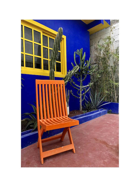 Πίνακας Colorful Patio Chair Cacti Πολύχρωμο Αίθριο Καρέκλα Κάκτους 70x100