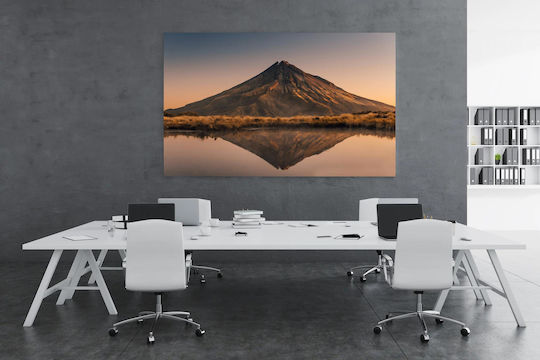Painting Serene Mountain Reflection 150x100