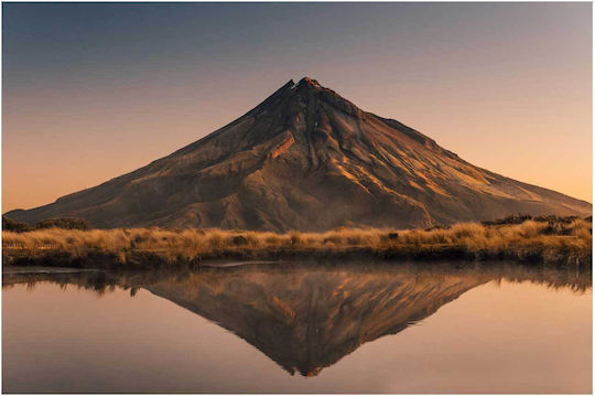 Painting Serene Mountain Reflection 150x100
