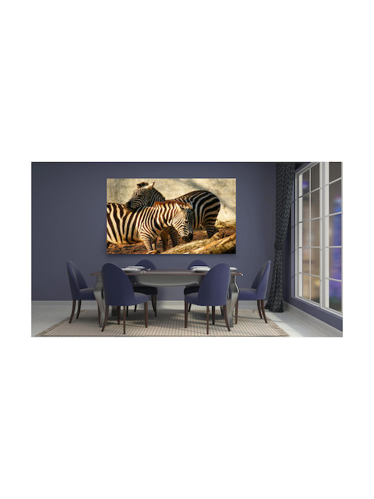 Painting Zebras In Harmony 100x70