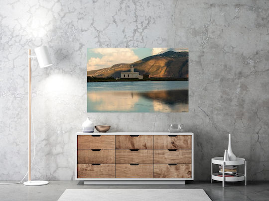 Painting Lighthouse By Mountain Lighthouse Next To The Mountain 100x70