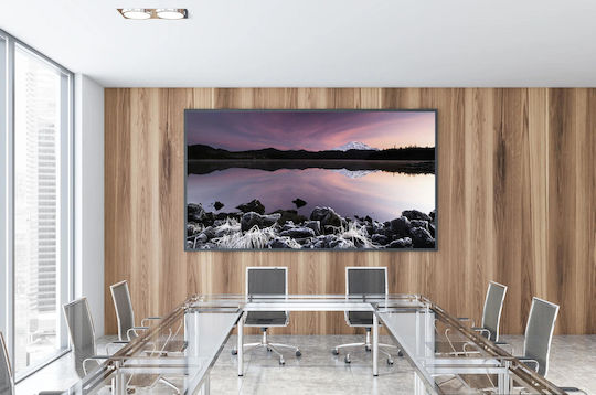 Painting Serene Mountain Reflection At Dusk 120x80