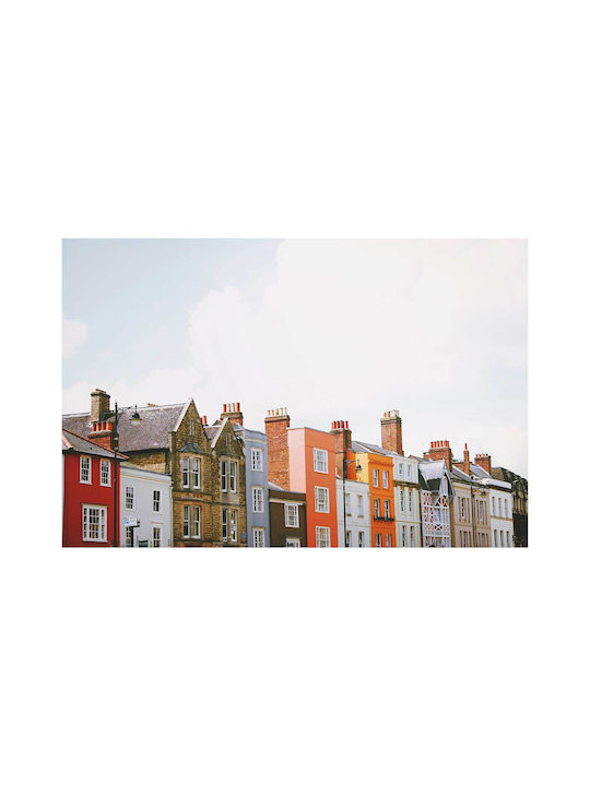 Панел Colorful Row Houses Полихромни Къщи 100x70