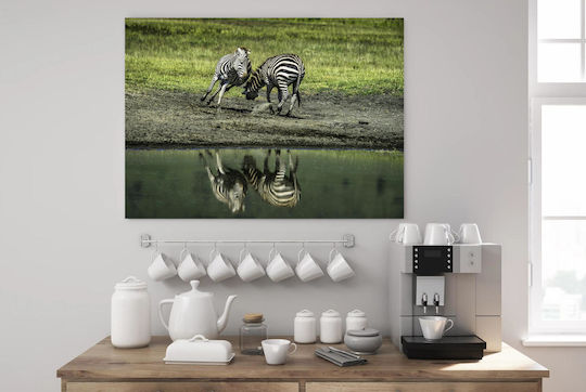 Panou Zebre Lângă Apă 100x70