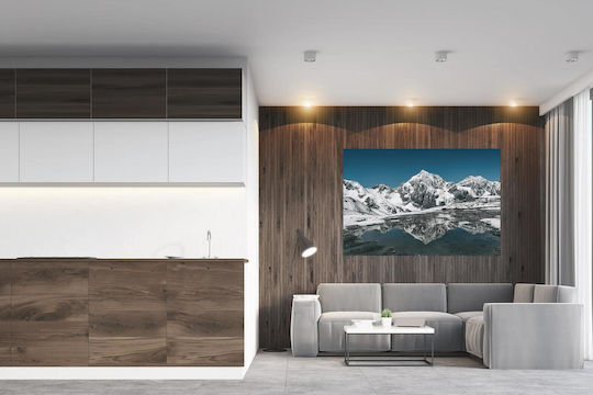 Painting Snow-Covered Mountain Reflection Snowy Mountain Reflection 120x80