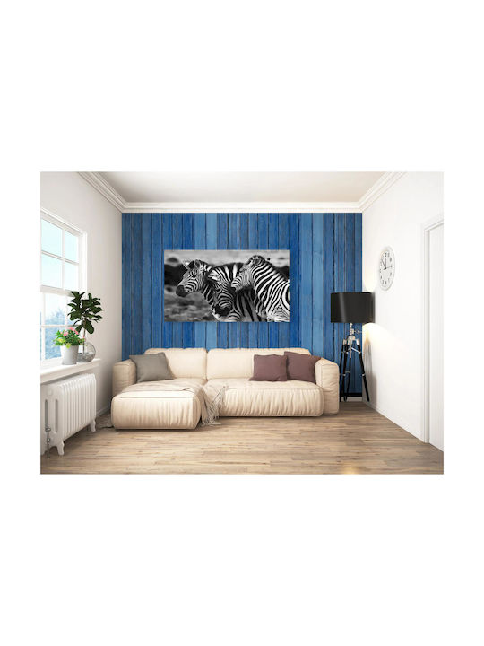 Панел Graceful Zebras В Черно И Бяло Хубави Зебри Черно-Бял 100x70